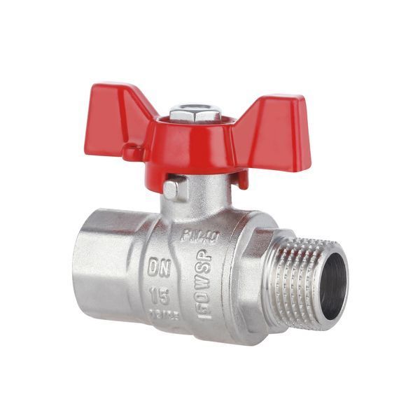 Кран шаровой Thermo Alliance Forte 1/2" ВН для воды (бабочка) SF607W15 SD00010577 фото