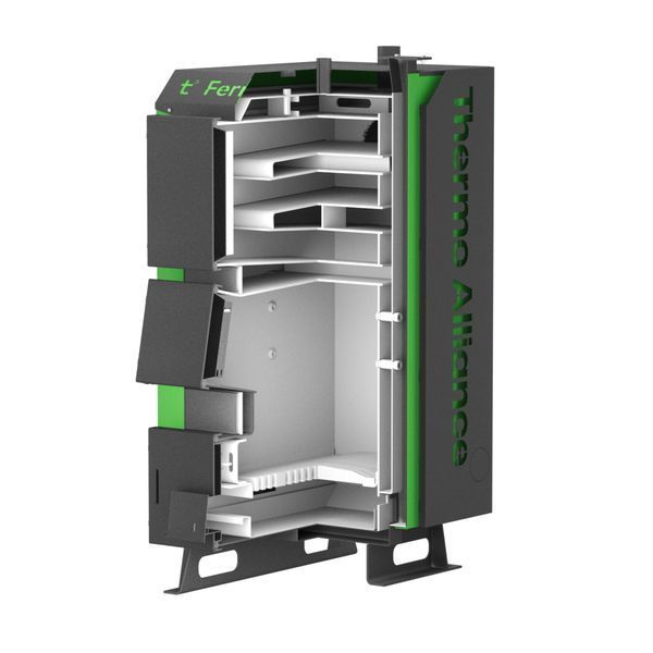 Котел твердотопливный стальной Thermo Alliance Ferrum Plus V 5.0 FSF+ 26 SD00054015 фото