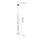 Шланг для підключення змішувача Thermo Alliance Standart (пара) 50 см NYLON M10x1/2"В довга ігла TAS386W50L SD00052998 фото 1